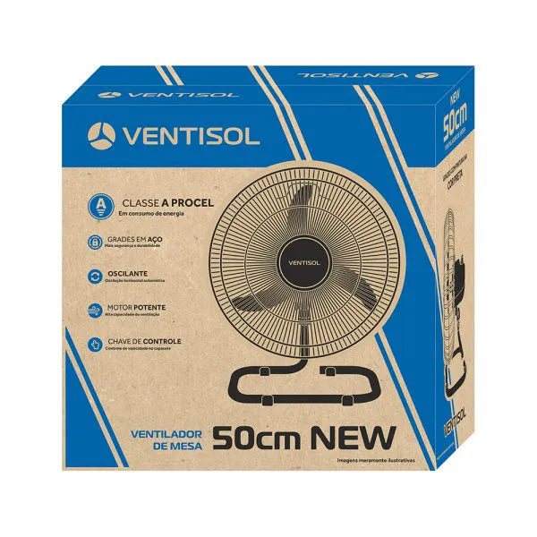 Ventilador de Mesa New 50cm Preto 220V