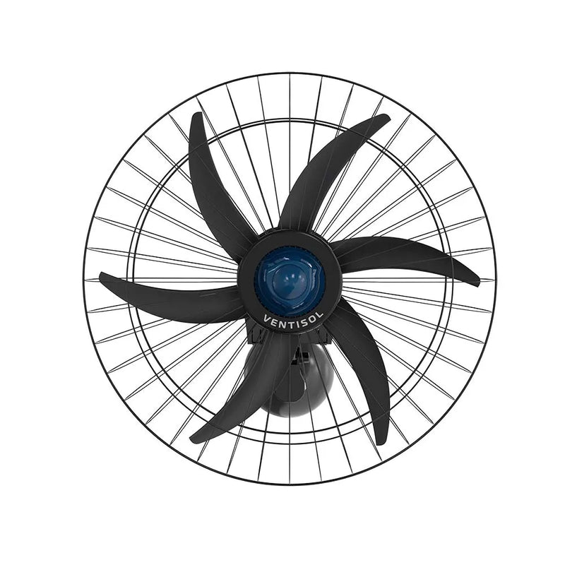 Ventilador de Parede Falcon 60cm Preto 127V/220V 230W
