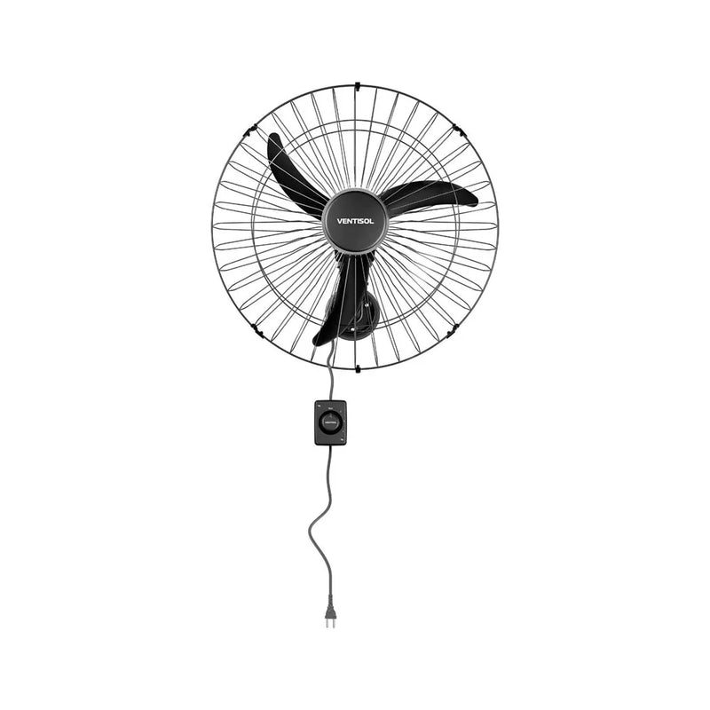 Ventilador De Parede 60cm 200W Preto 127V/220V