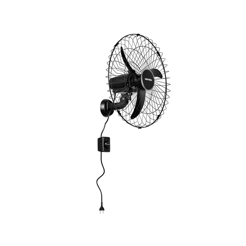 Ventilador De Parede 60cm 200W Preto 127V/220V